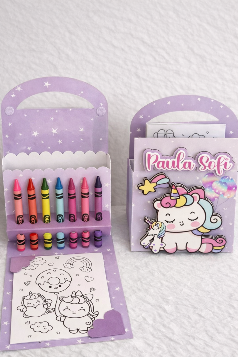 Caja para pintar con crayones